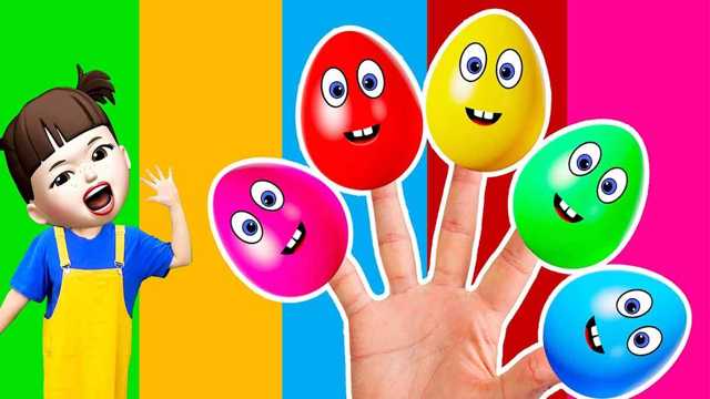 Dance Video | Color Fingers Family | Family's Color Adventure 🎨 img