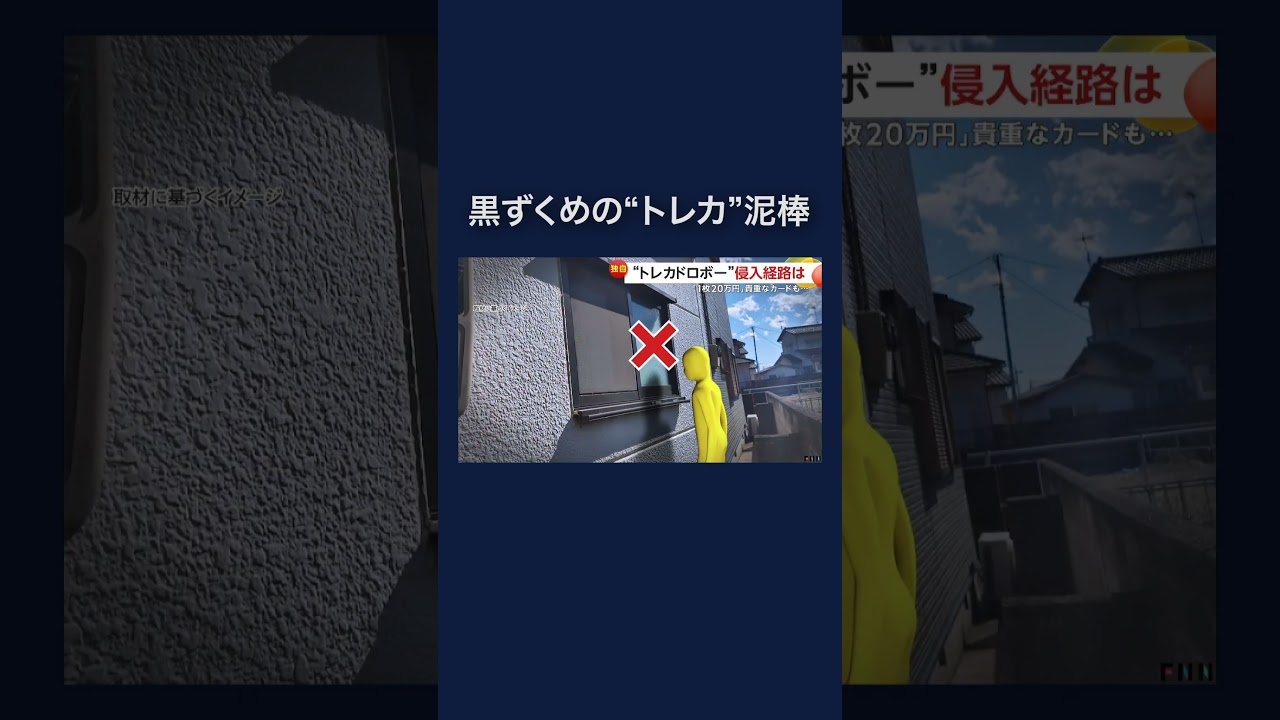 1枚20万円の貴重なカードも…黒ずくめの“トレカ”ドロボー #shorts img