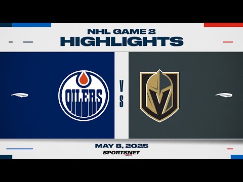 NHL Game 2 Highlights | Oilers vs. Golden Knights - May 8, 2025 img