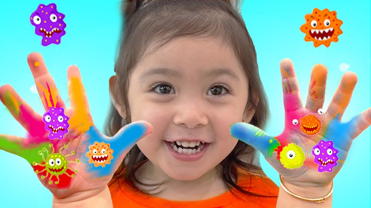 Maddie Wash Your Hands Kids Story Before Eating and After Playing with Toys | Washing Hands Story img